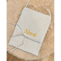 Ποδιά Νονάς με Κέντημα, ολόσωμη 