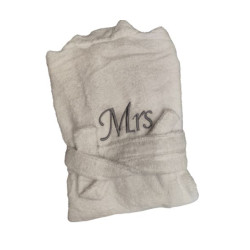 Σετ 2 Μπουρνούζια “Mr" και "Mrs” με Κέντημα