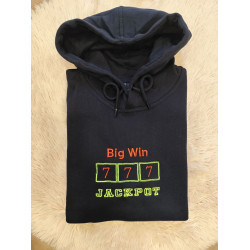 Φούτερ με Κουκούλα με Κέντημα